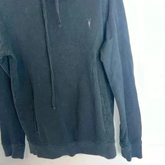 ALL SAINTS Raven Pullover Ramskull Hoodie SMALL - Picture 7 of 11